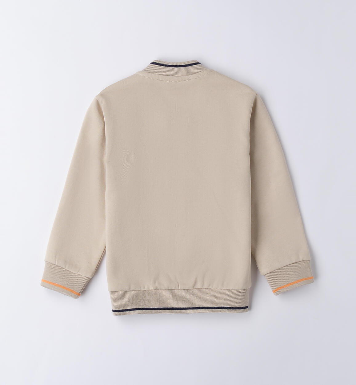 Felpa con zip bambino BEIGE-0435 - 1204B25200