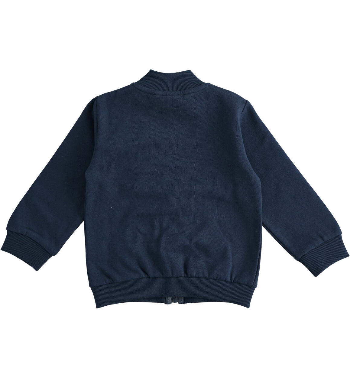 Felpa con zip bambino NAVY-3885