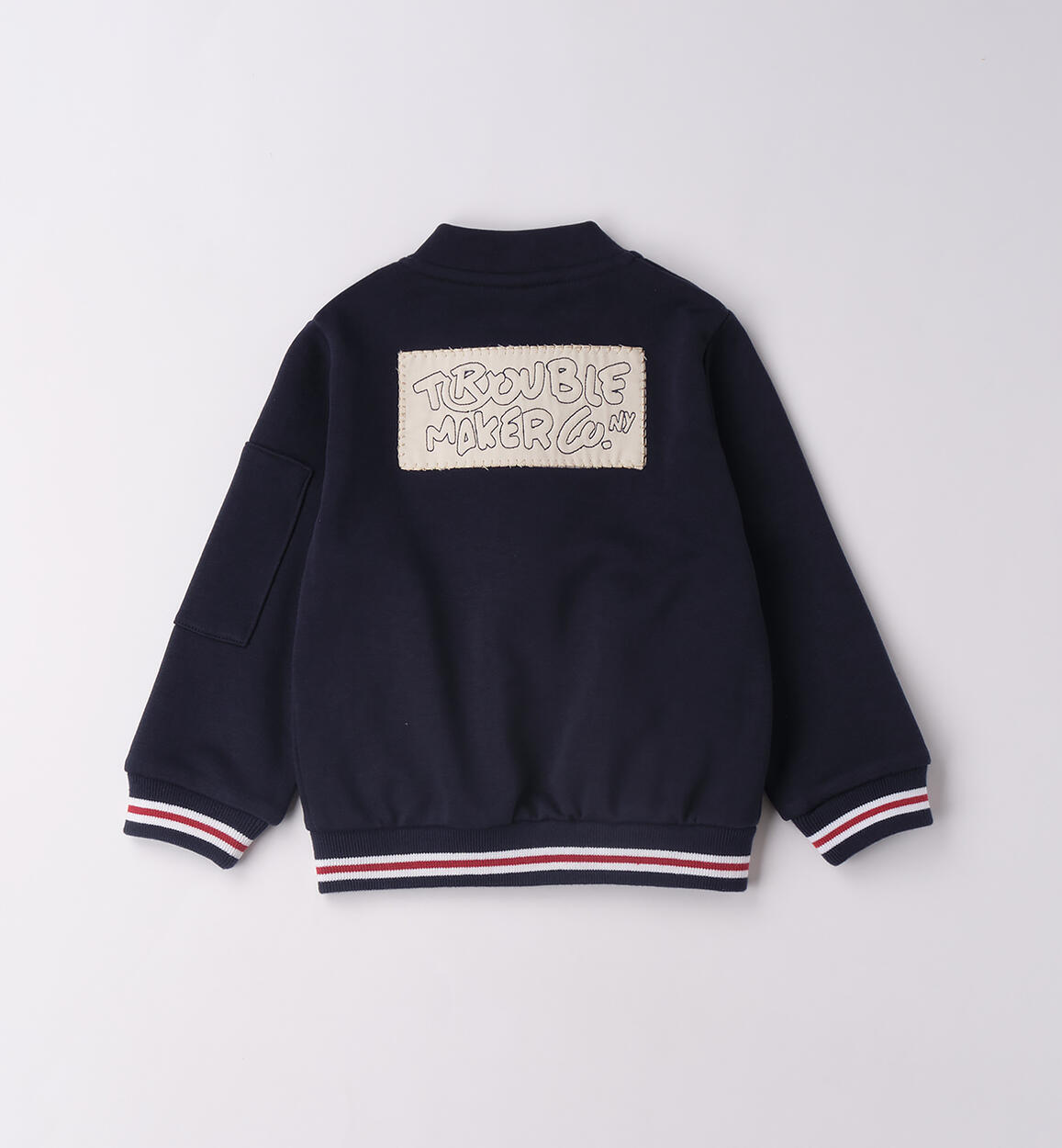 Felpa con zip bambino NAVY-3885 - 1204F23200