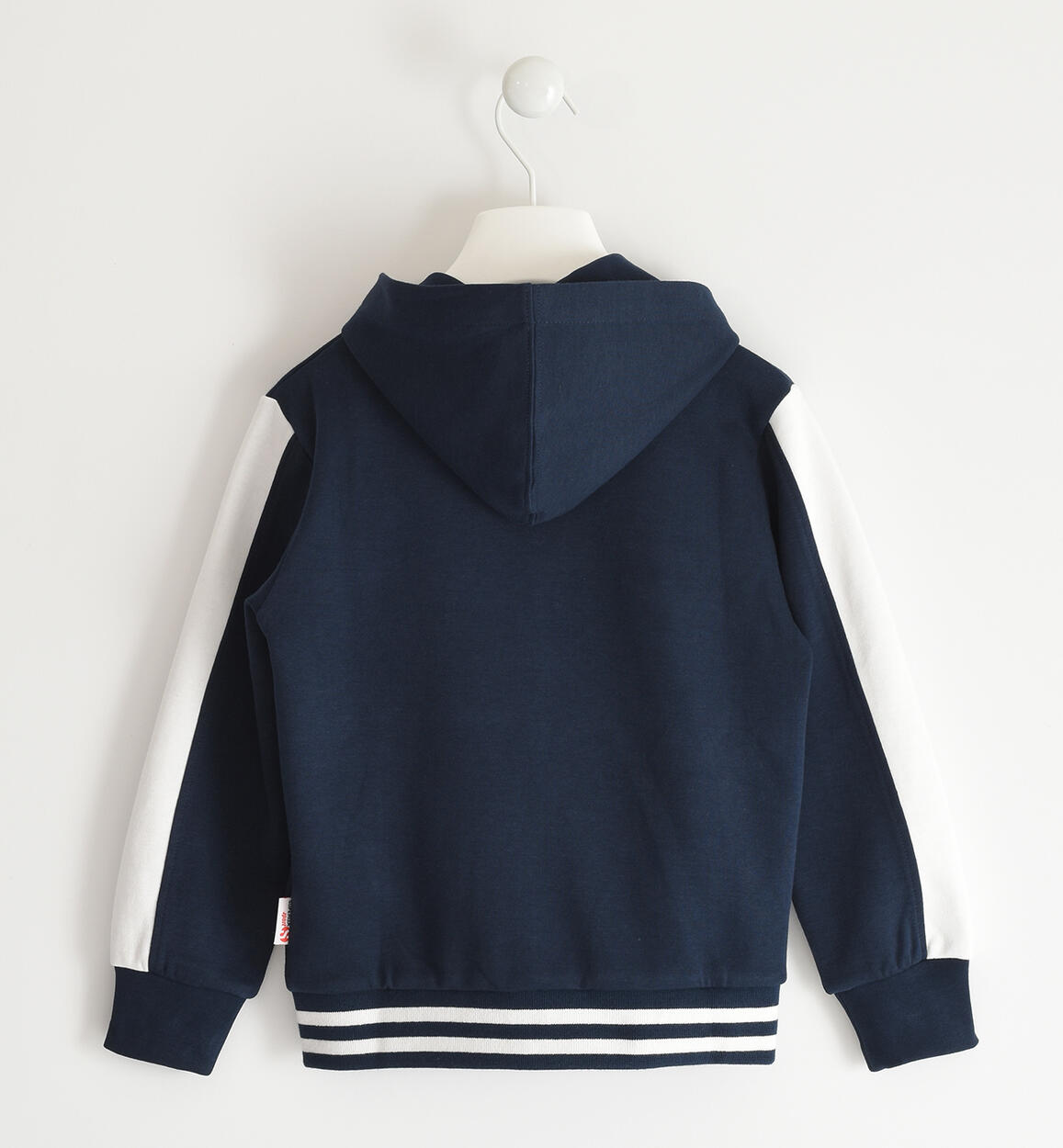 Felpa con zip per ragazzo Superga NAVY-3885 - 242S413000