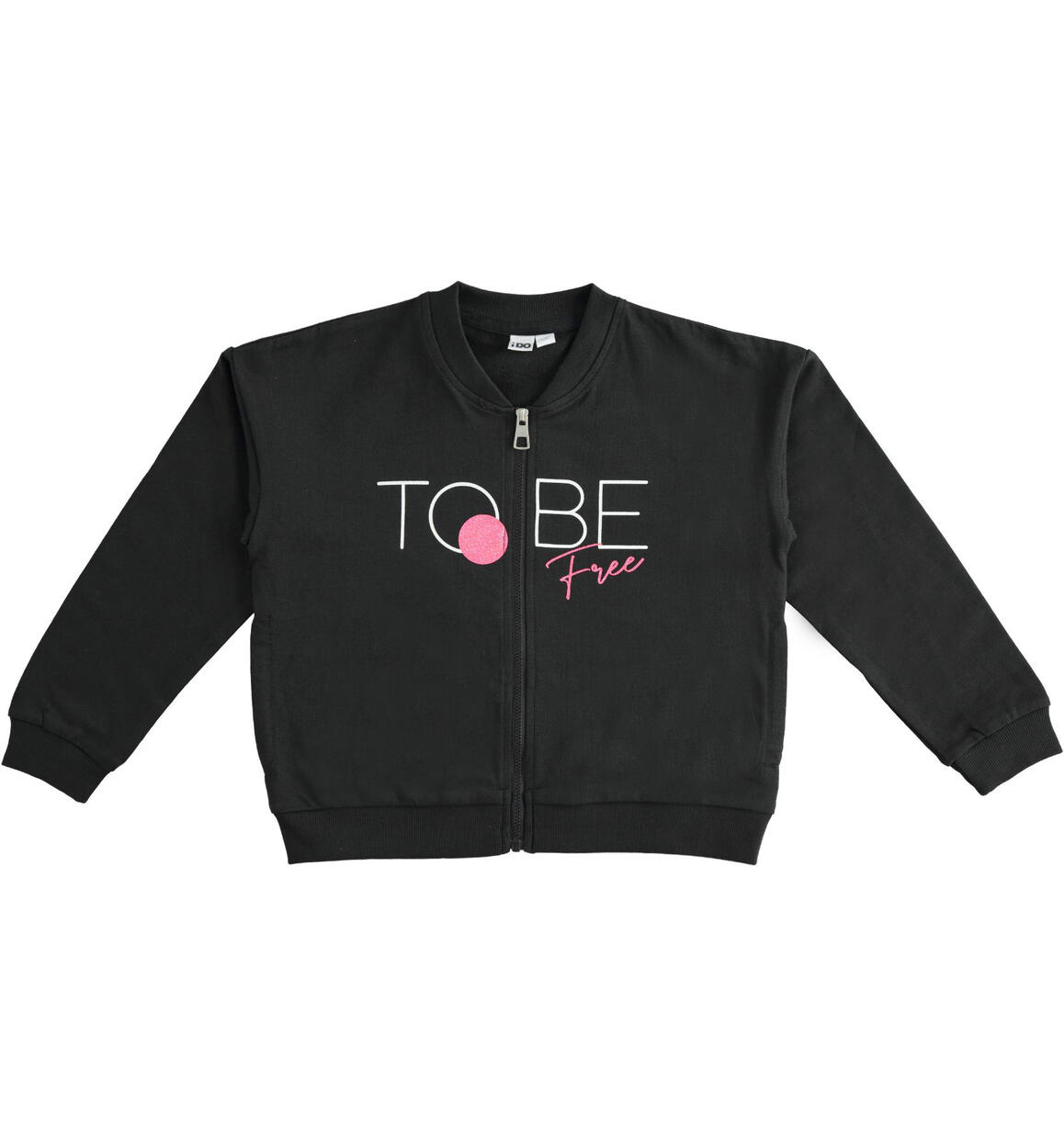 Girl zip sweatshirt  from 8 to 16 years by iDO BLACK iDO