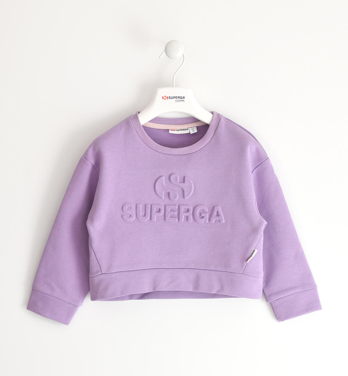 Felpa crop Superga VIOLA SUPERGA ICON