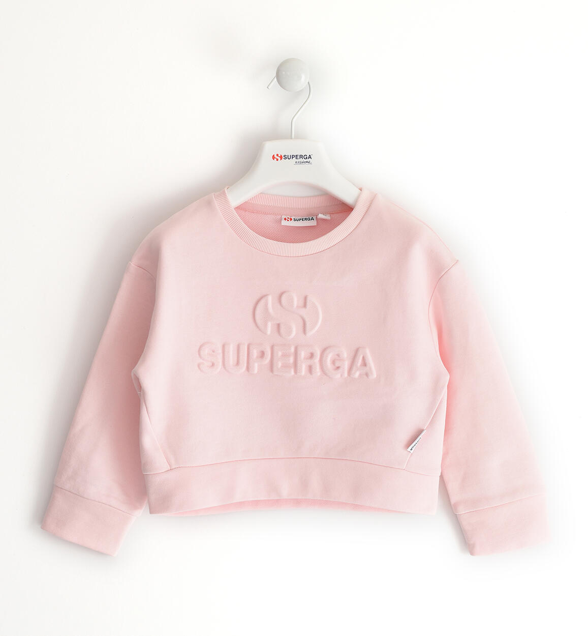 Felpa crop Superga ROSA SUPERGA ICON