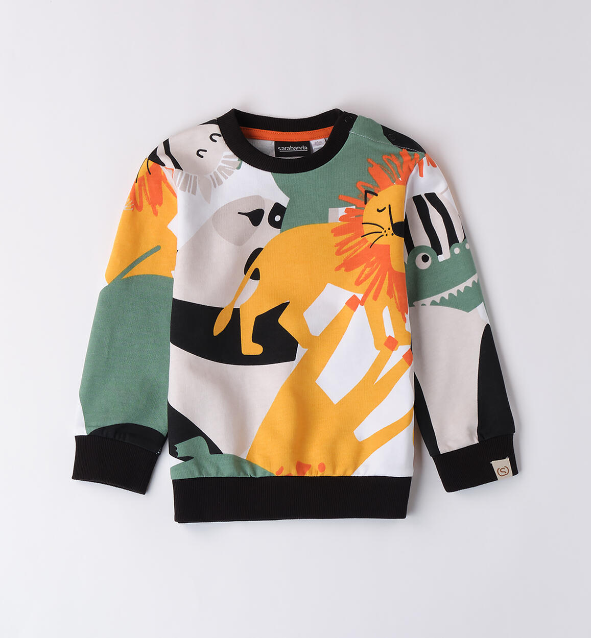 Felpa da bambino Sarabanda VERDE Sarabanda