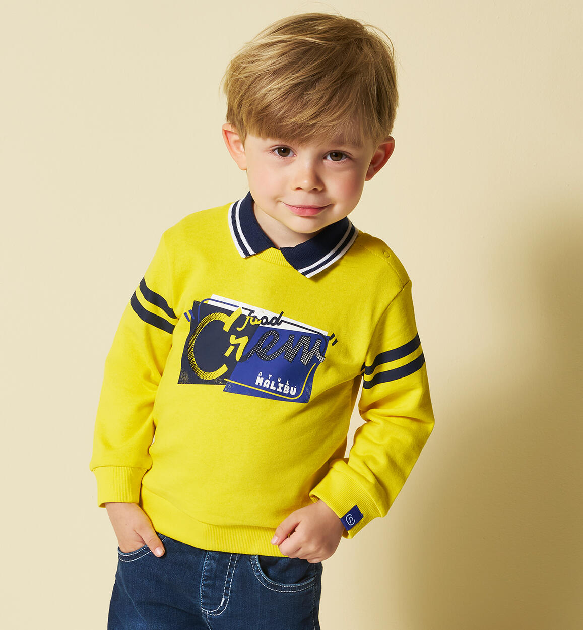 Felpa da bambino Sarabanda GIALLO Sarabanda