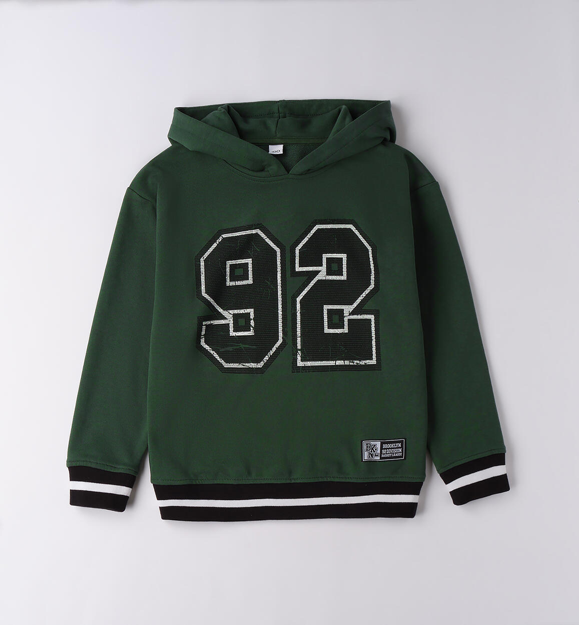 Felpa da ragazzo VERDE iDO