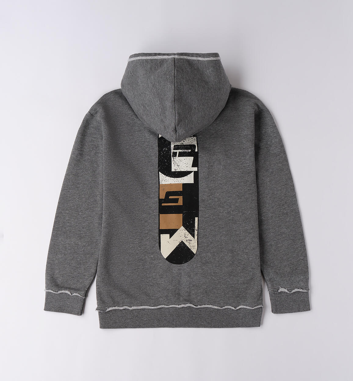 Felpa da ragazzo GRIGIO MELANGE-8970 - 2420F61700