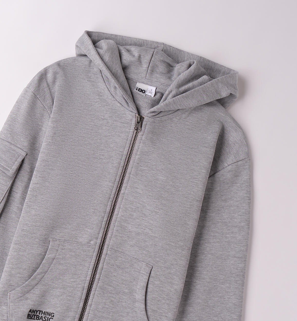 Felpa da ragazzo iDO GRIGIO MELANGE-8992 - 2424B59600