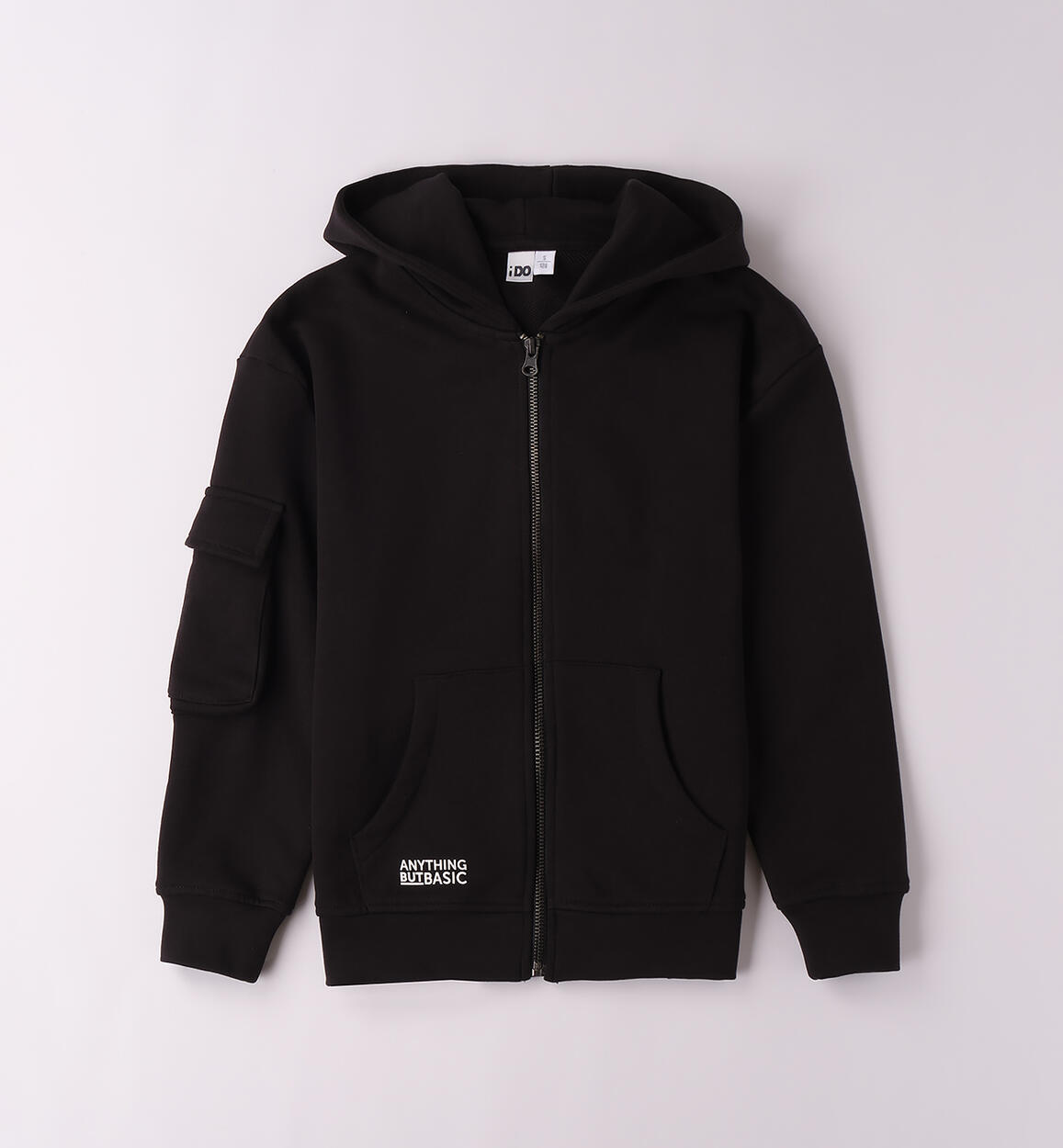 Felpa da ragazzo iDO NERO iDO