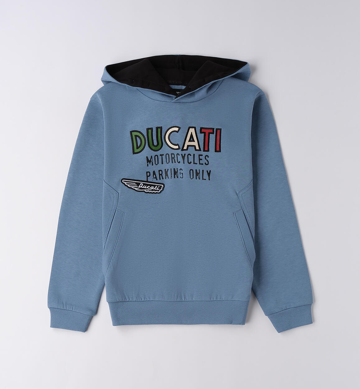 Felpa Ducati con cappuccio BLU DUCATI