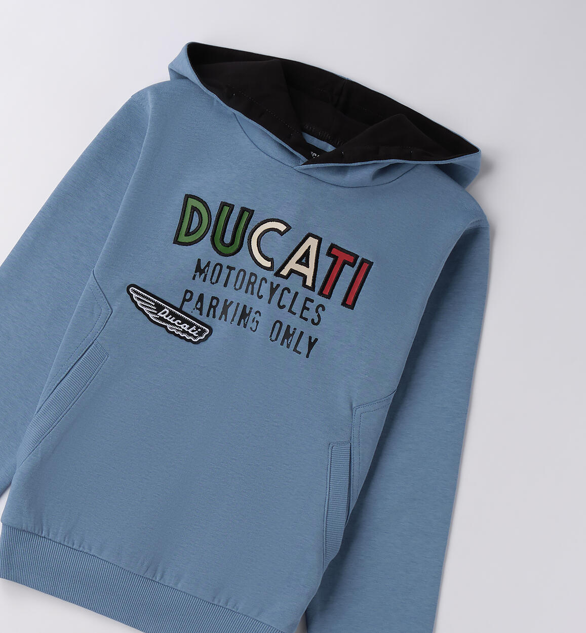 Felpa Ducati con cappuccio BLUE PETROL-3934 - 242GF62200