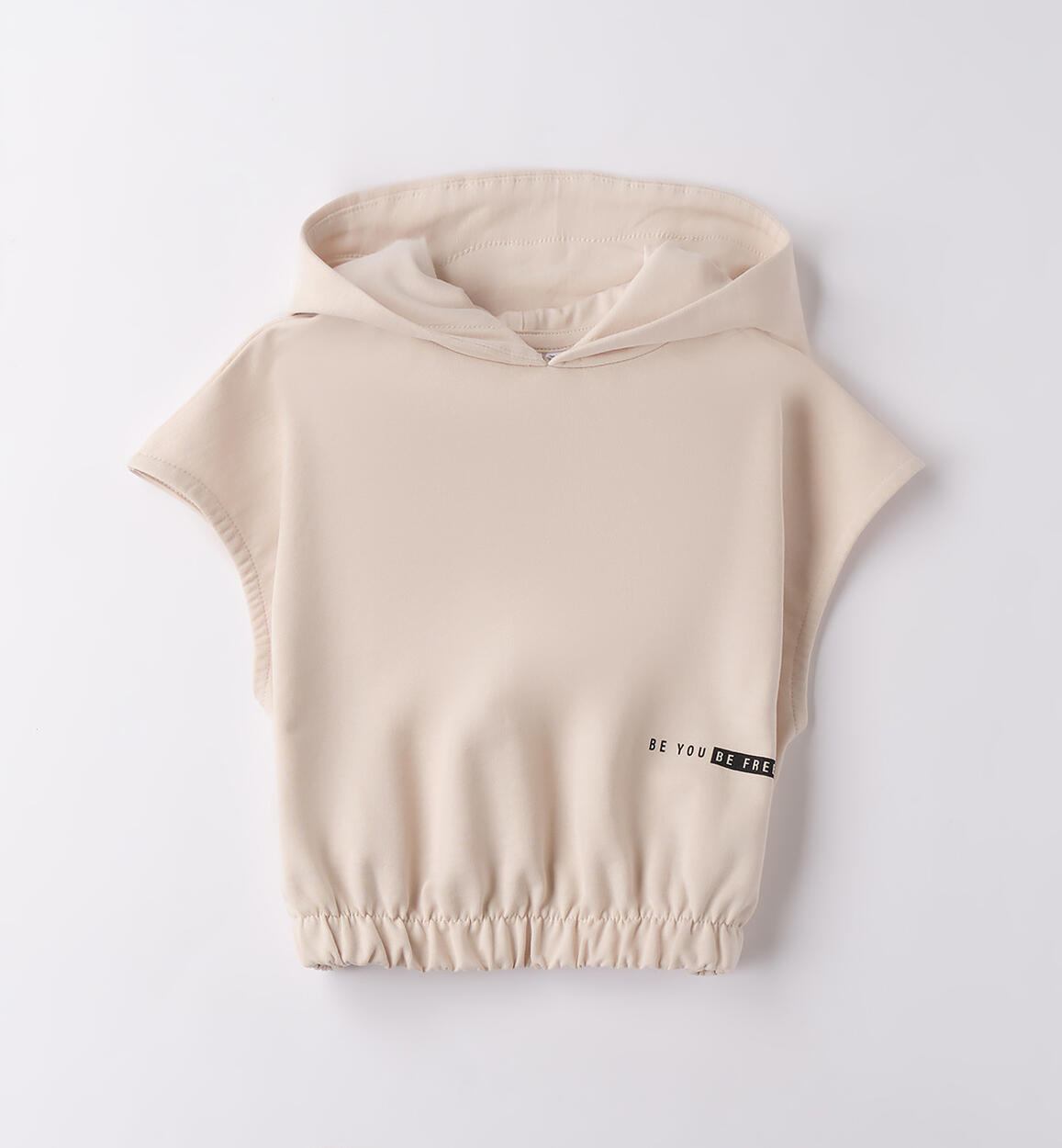 Felpa gilet per ragazza PANNA iDO