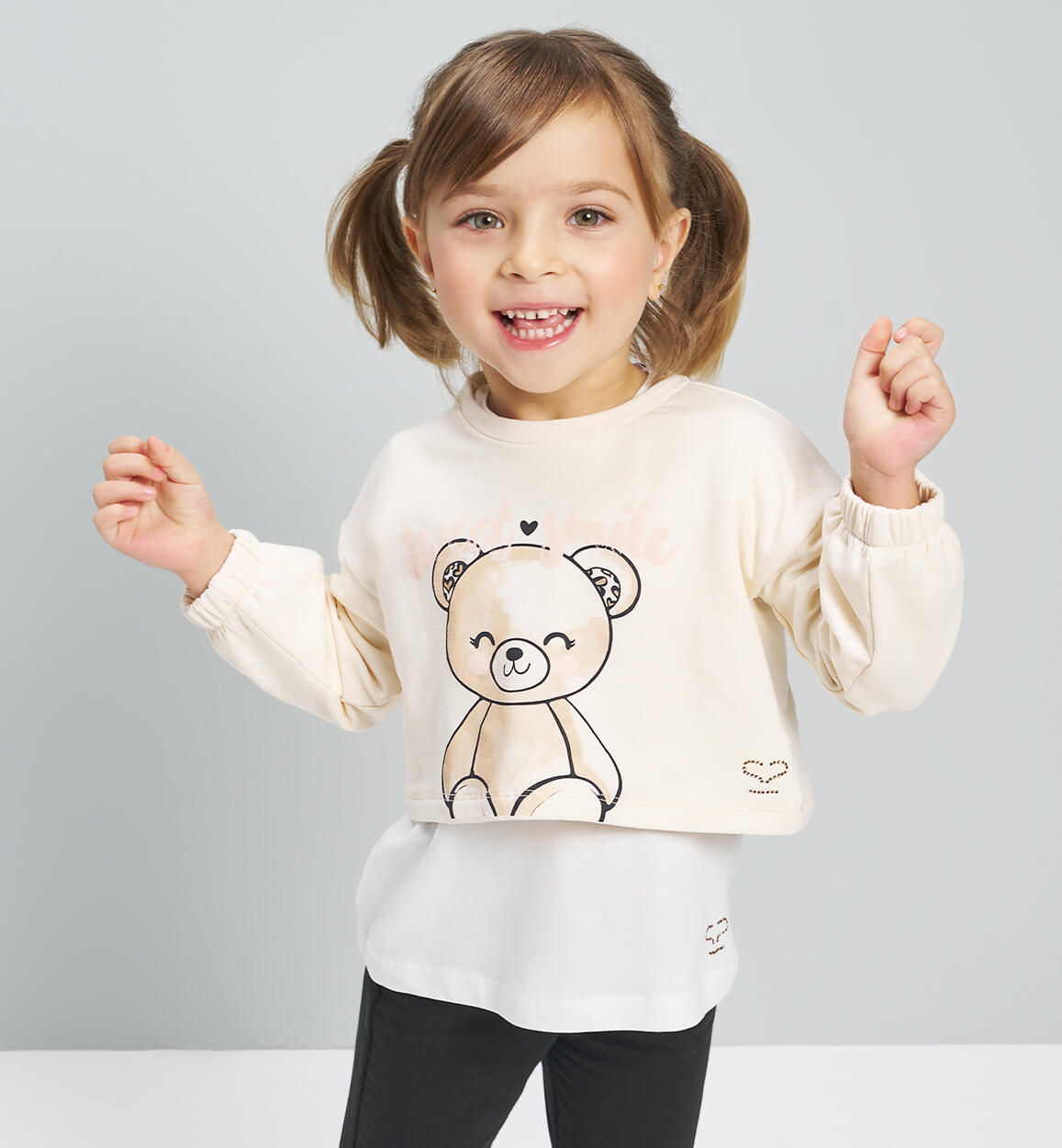 Felpa girocollo bambina PANNA Sarabanda