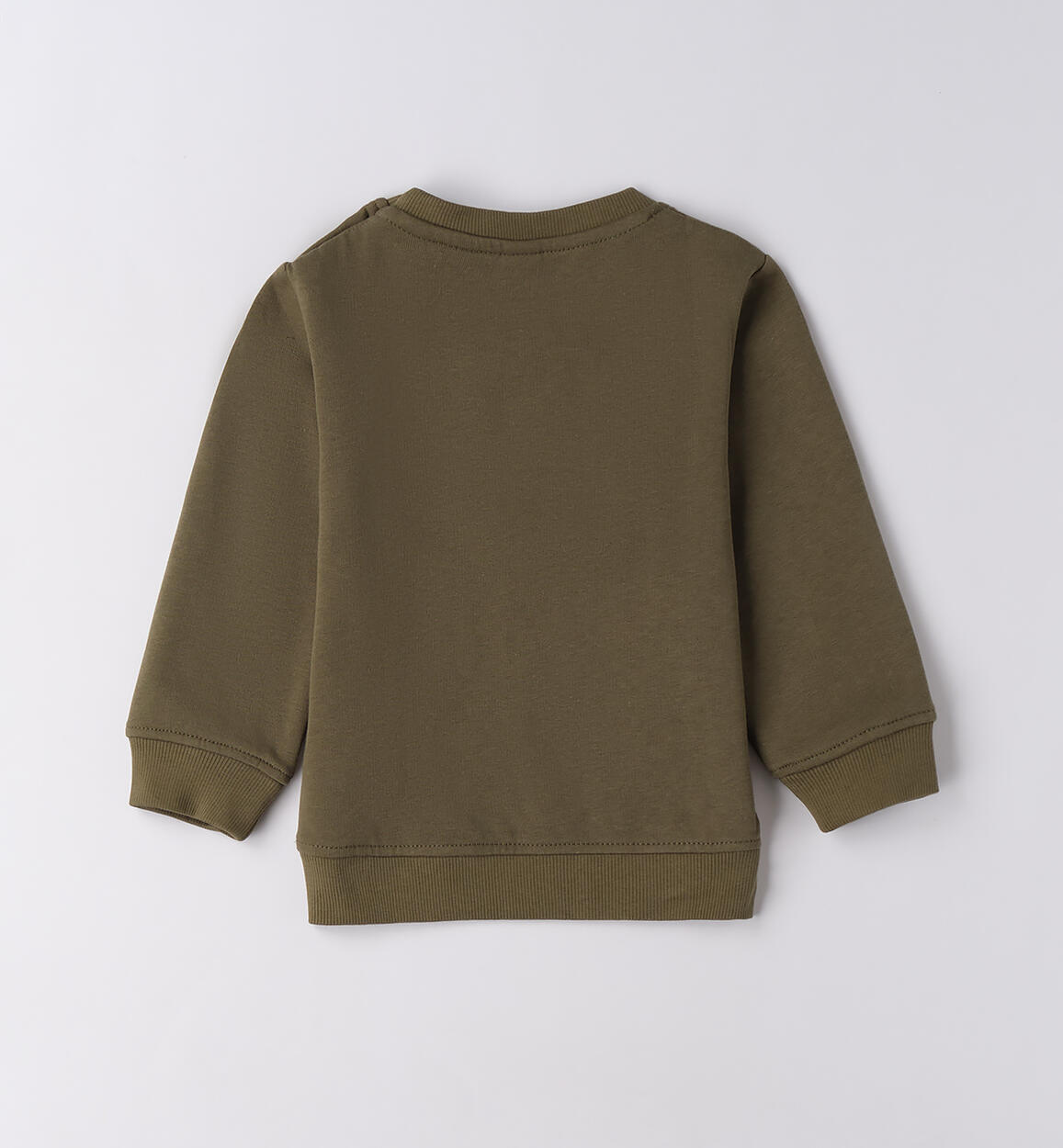 Felpa girocollo bambino VERDE SALVIA-4951 - 1204F83500