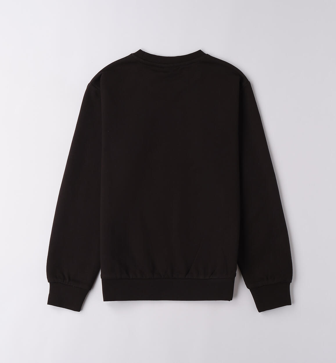 Felpa girocollo ragazzo NERO-0658 - 2424F82300
