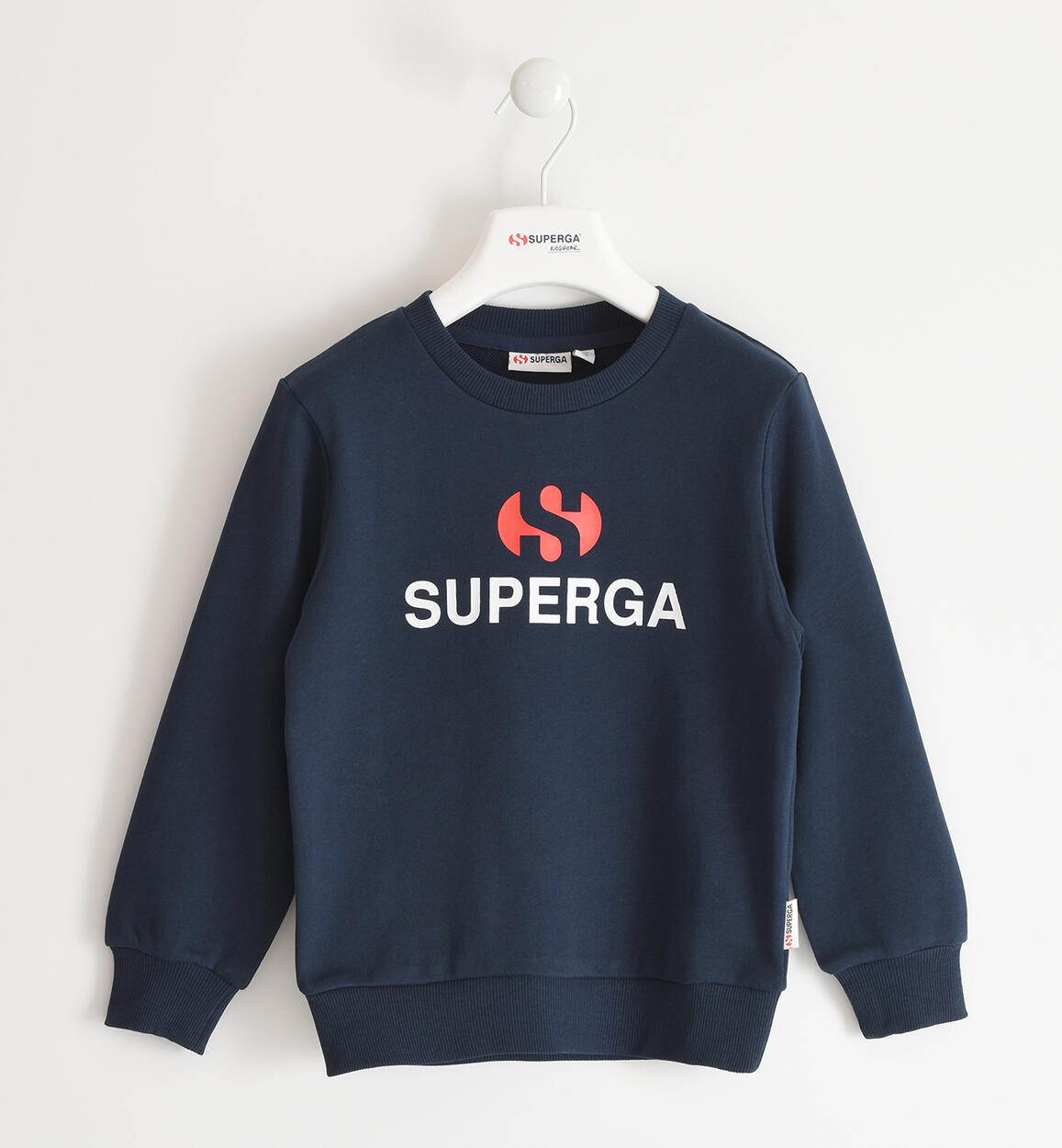 Felpa girocollo Superga BLU SUPERGA