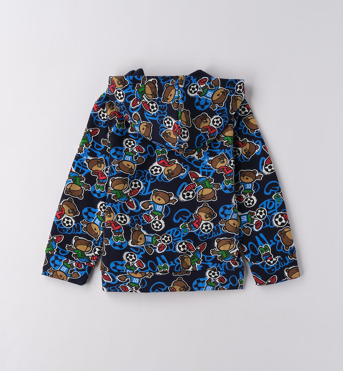 Felpa iDO bambino BLU-MULTICOLOR-6BUM - 1204F69600