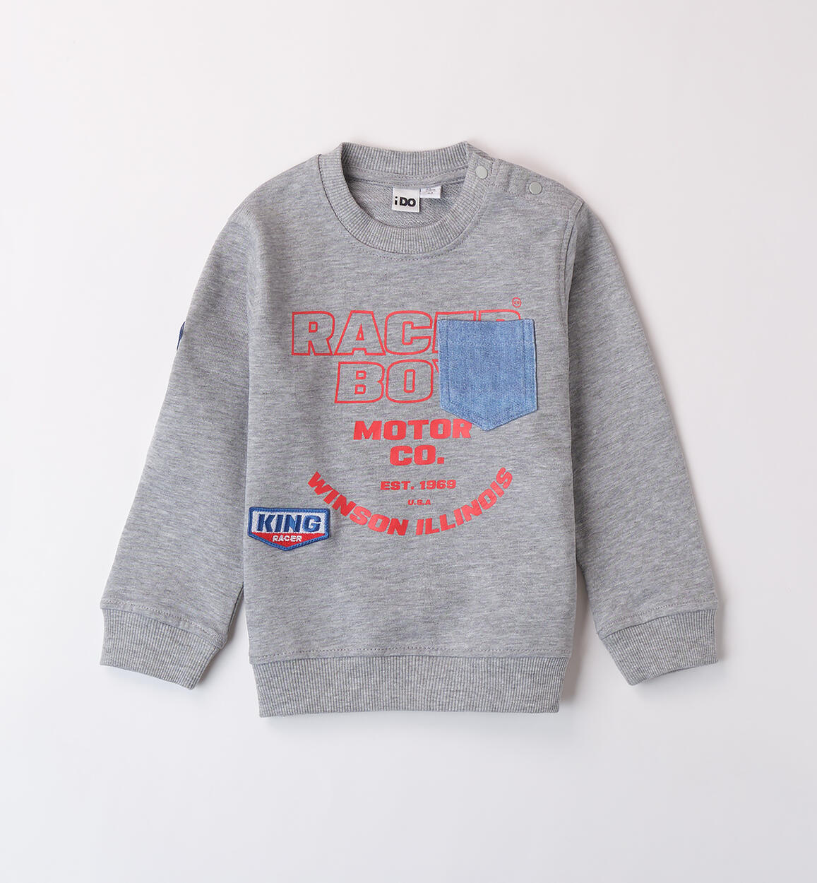Felpa iDO bambino GRIGIO iDO