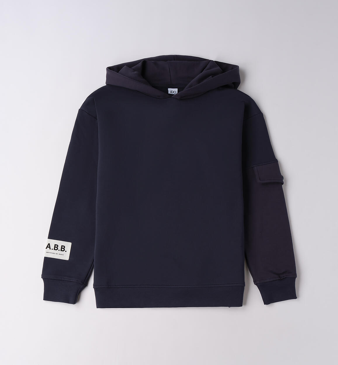 Felpa iDO con cappuccio BLU iDO