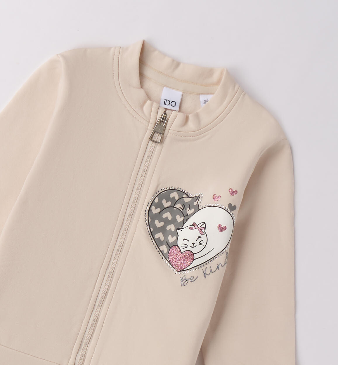 Felpa iDO da bambina  CRYSTAL GRAY-2911 - 1484F76500
