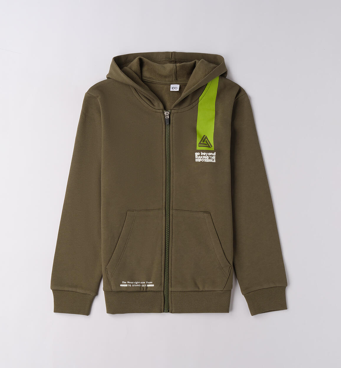 Felpa iDO per ragazzo VERDE iDO