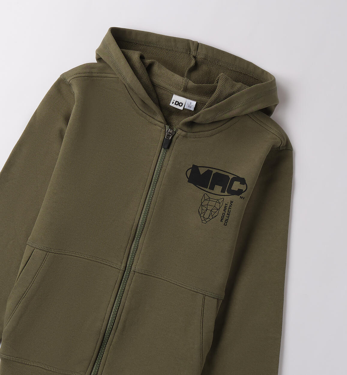 Felpa iDO ragazzo VERDE SALVIA-4951 - 2424B60200