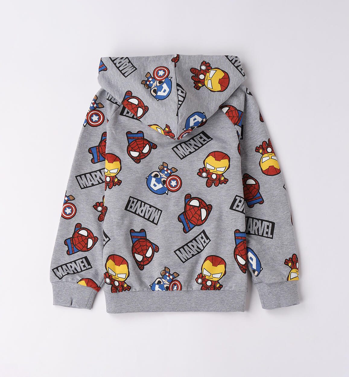 Felpa Marvel bambino GRIGIO MELANGE-MULTICOLOR-6BUT - 120HF30000