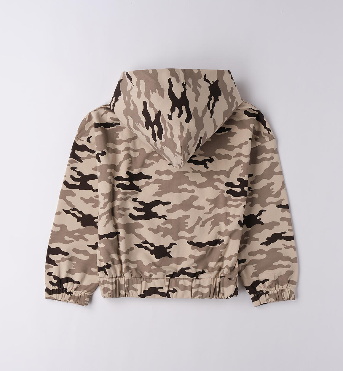 Felpa militare ragazza BEIGE-MARRONE-6BTE - 2464F50100