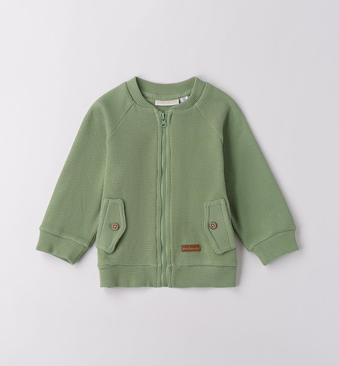 Felpa Minibanda neonato VERDE Minibanda