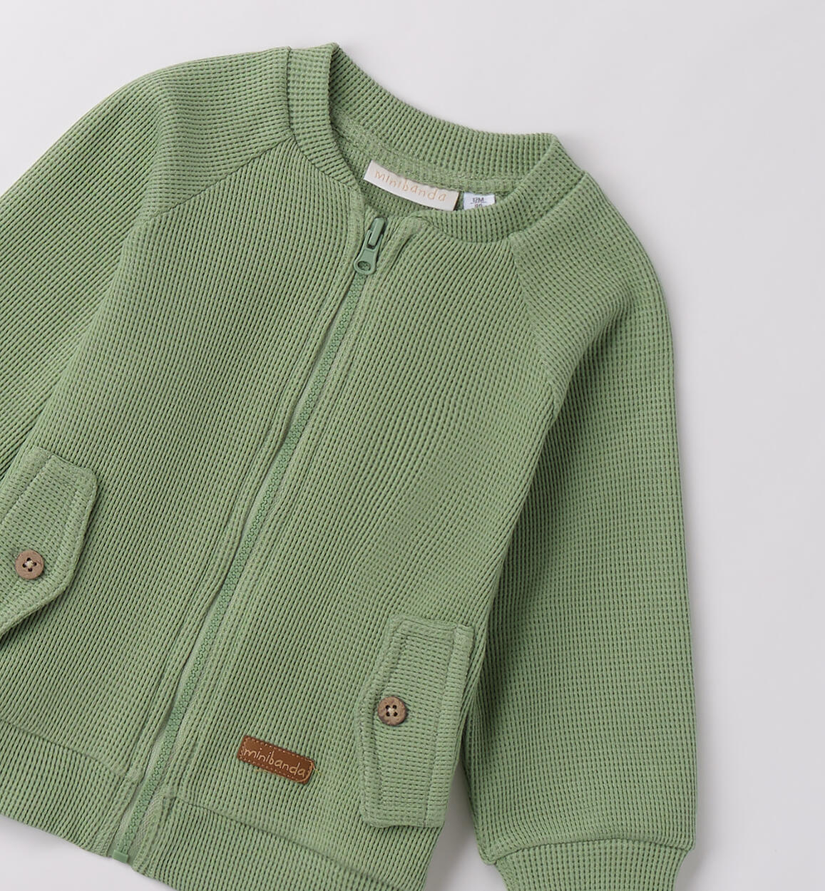 Felpa Minibanda neonato VERDE OLIVA-4911 - 0203B61400