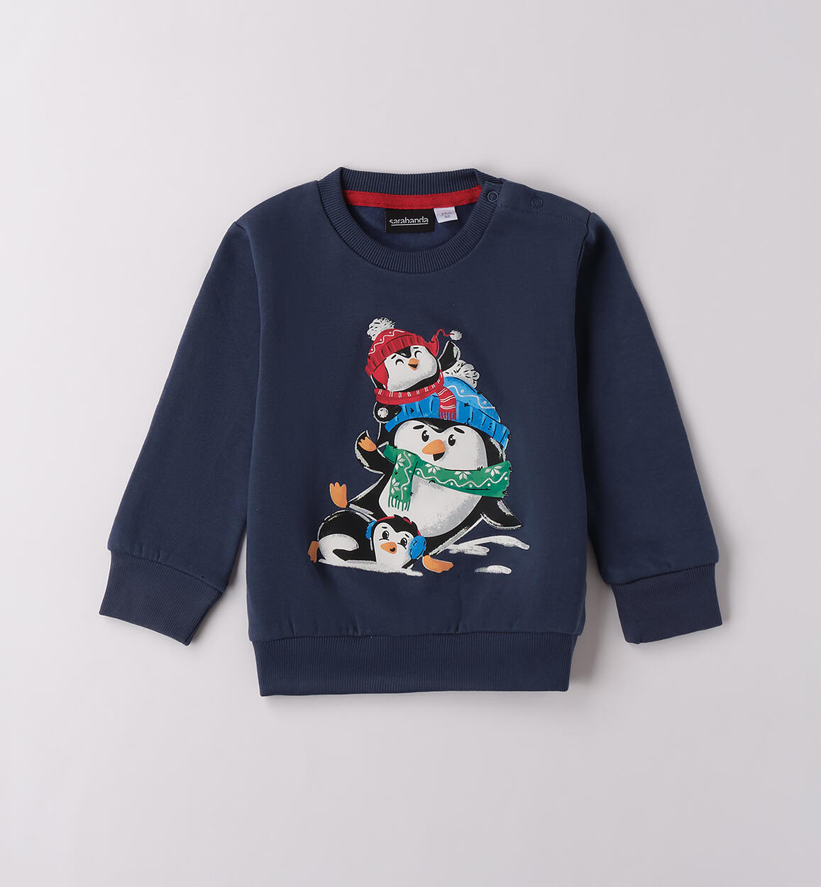 Felpa natalizia bambino BLU Sarabanda