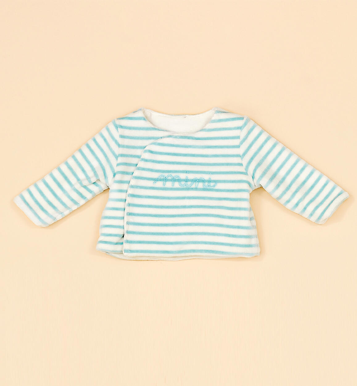 Felpa neonato reversibile PANNA Minibanda