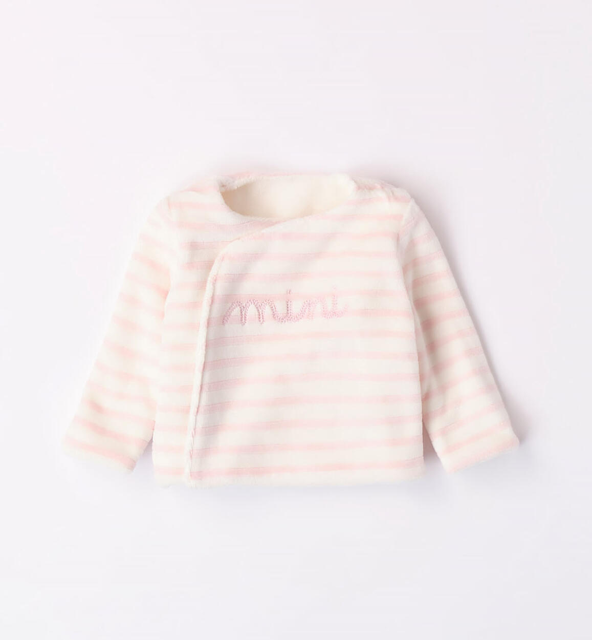 Felpa neonato reversibile ROSA Minibanda
