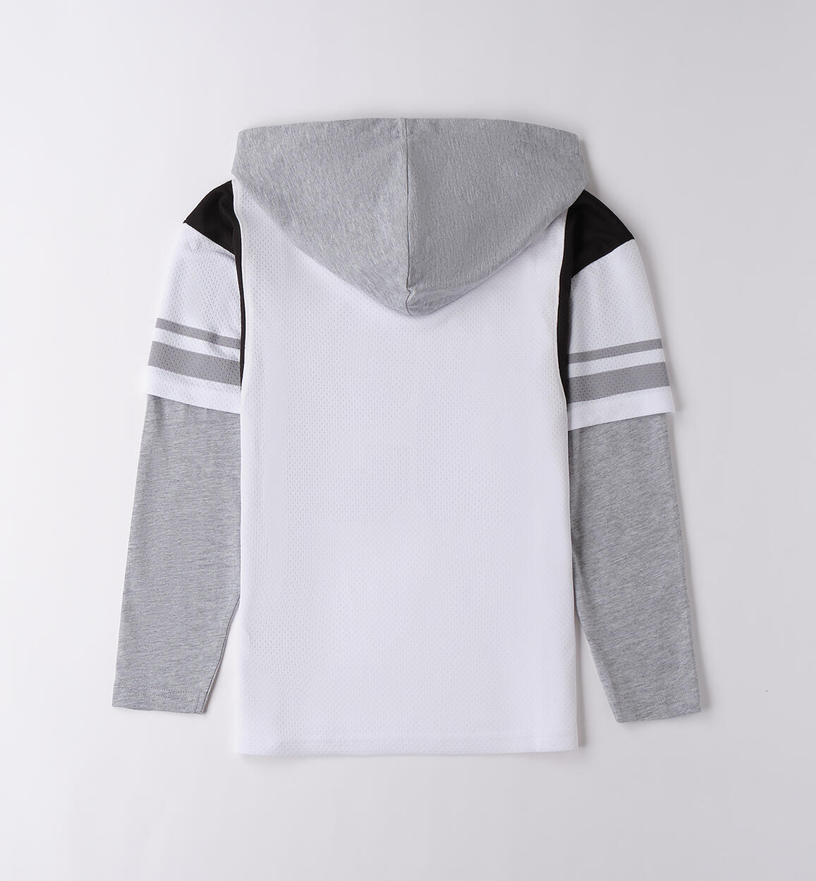 Felpa over ragazzo BIANCO-0113 - 2424B60400