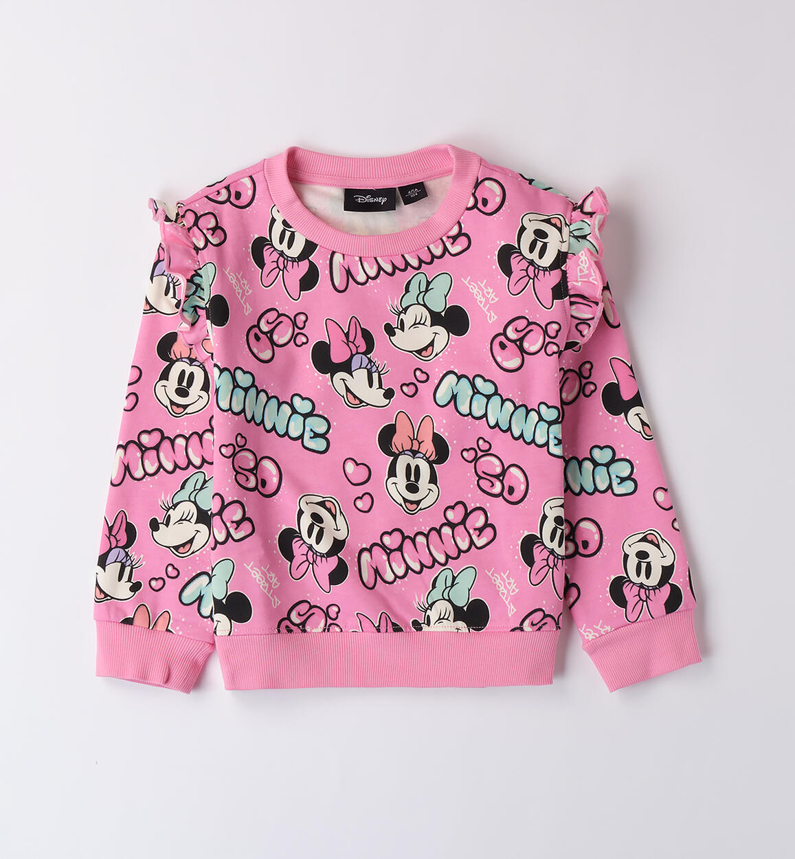 Felpa per bambina con Minnie ROSA Special Project