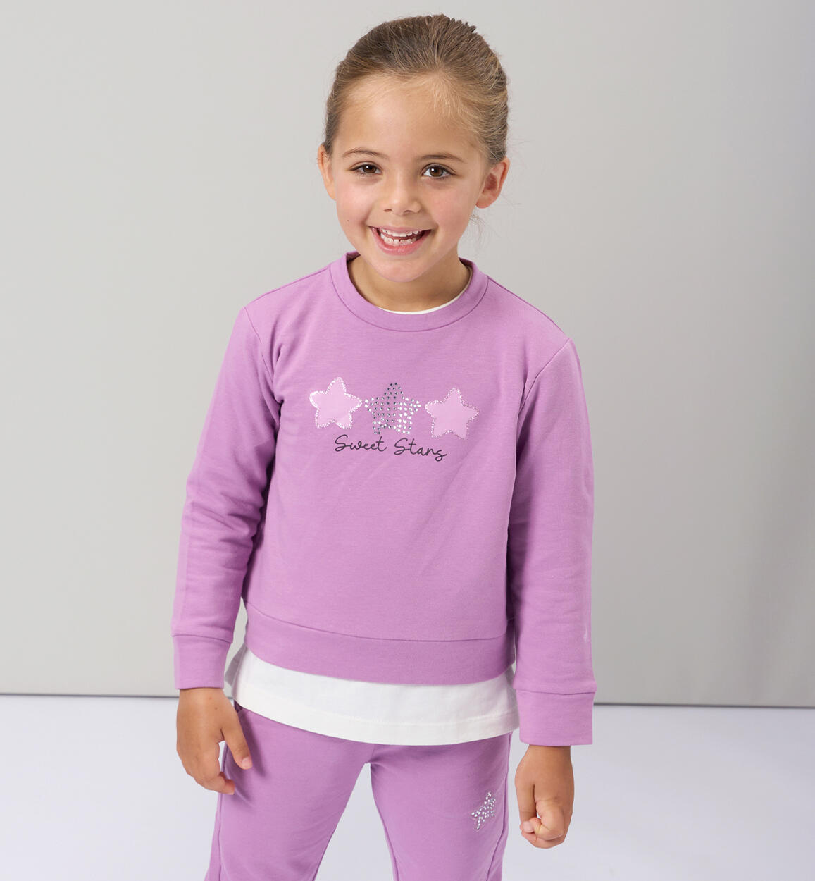 Felpa per bambina VIOLA iDO