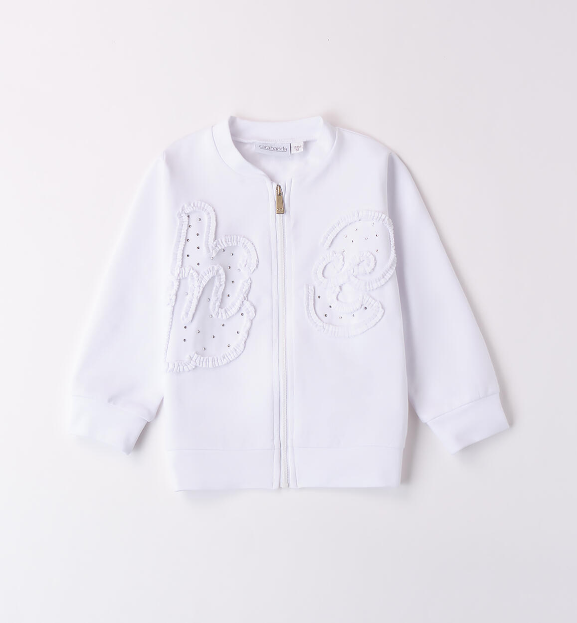Felpa per bambina Sarabanda BIANCO Sarabanda