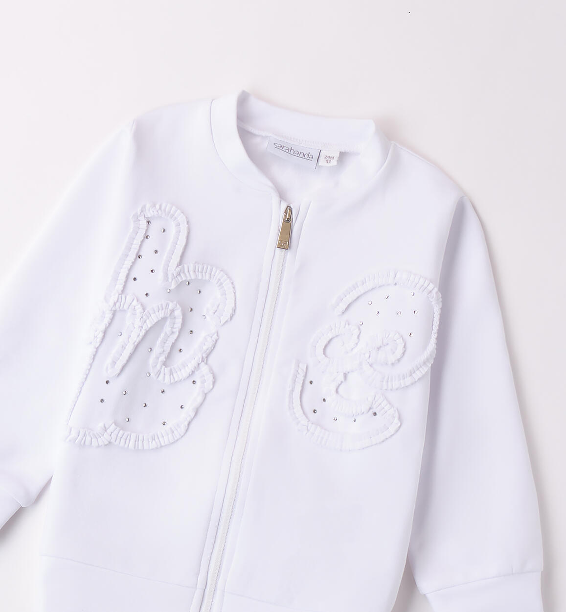 Felpa per bambina Sarabanda BIANCO-0113 - 1480B30000