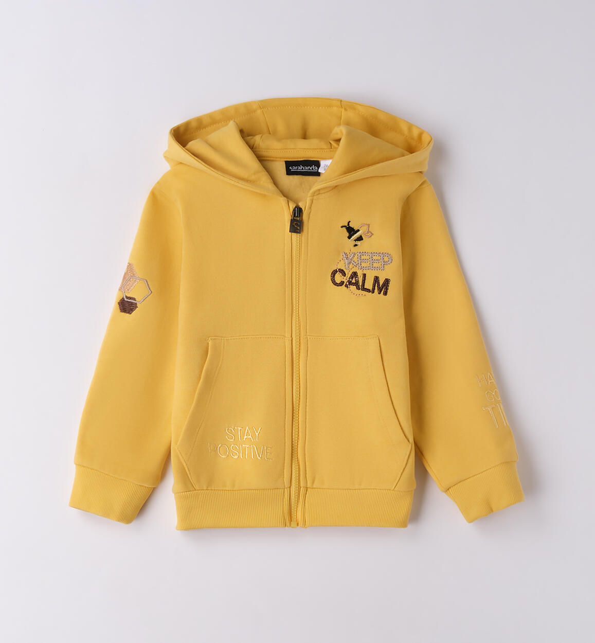 Felpa per bambino  GIALLO Sarabanda