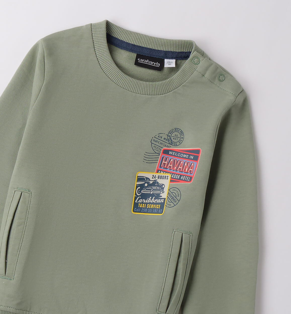 Felpa per bambino VERDE-4713 - 1200B05400