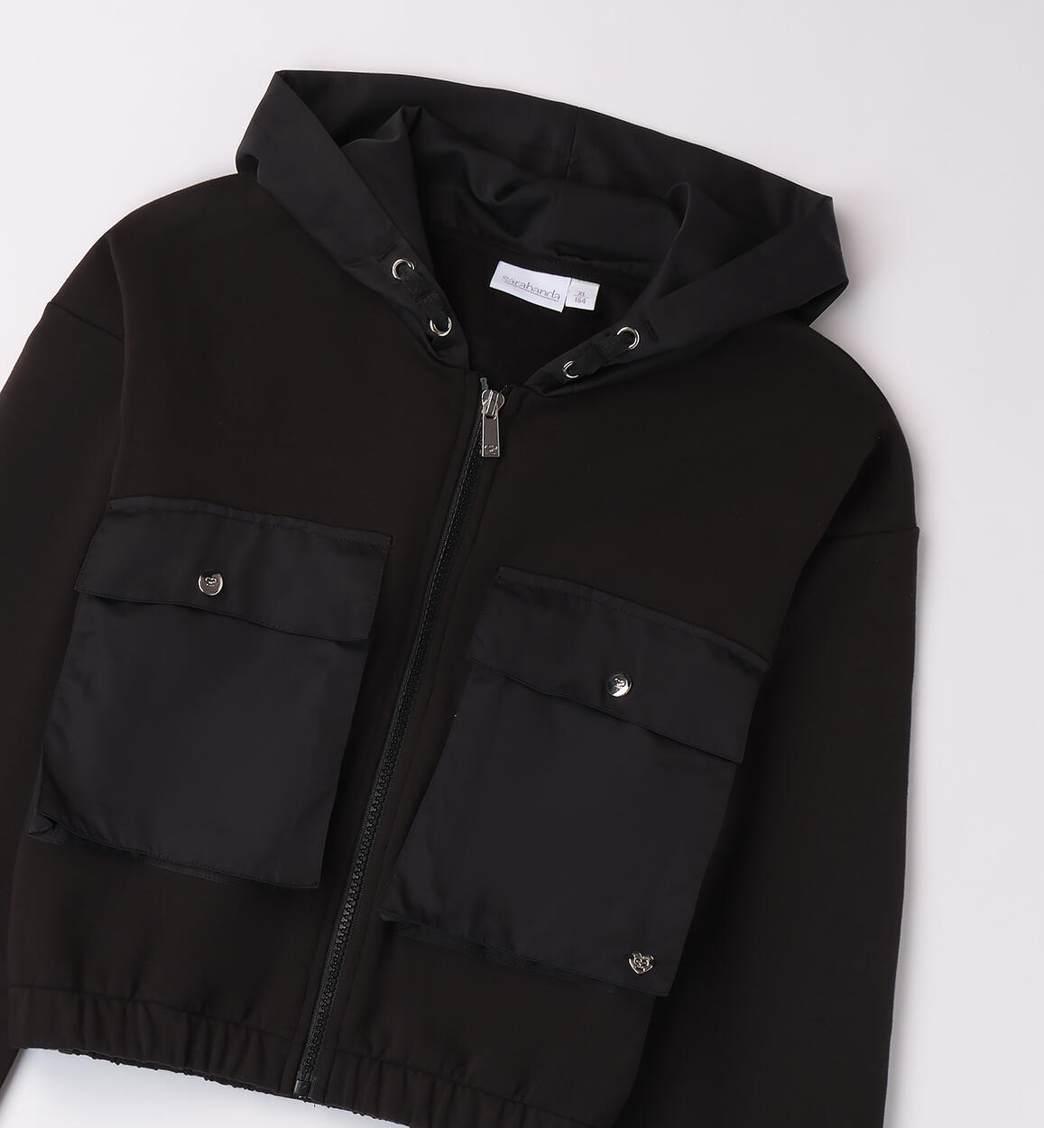 Felpa per ragazza nera NERO-0658 - 2460A68000