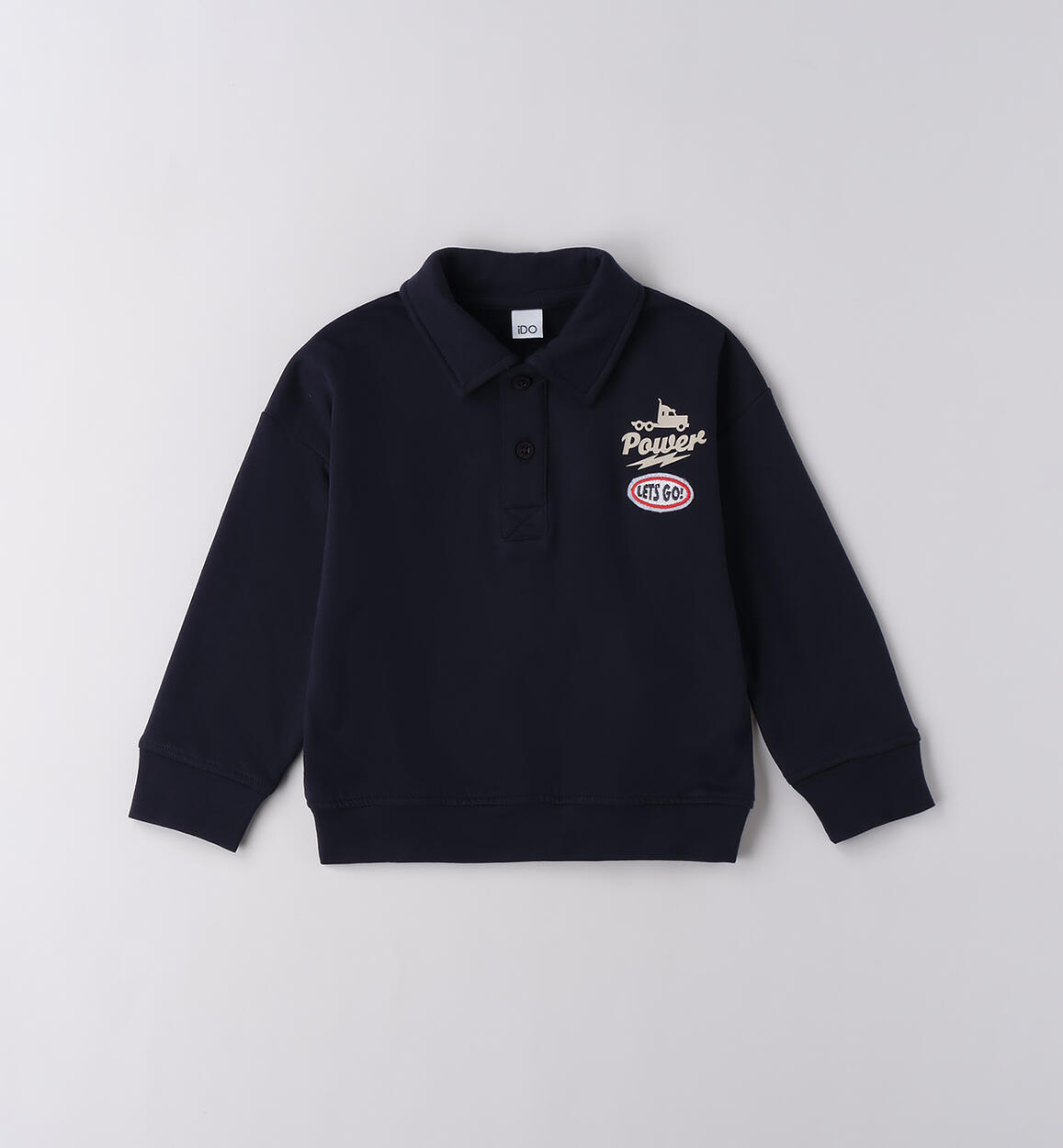 Felpa polo bambino NAVY-3885 - 1204F25200