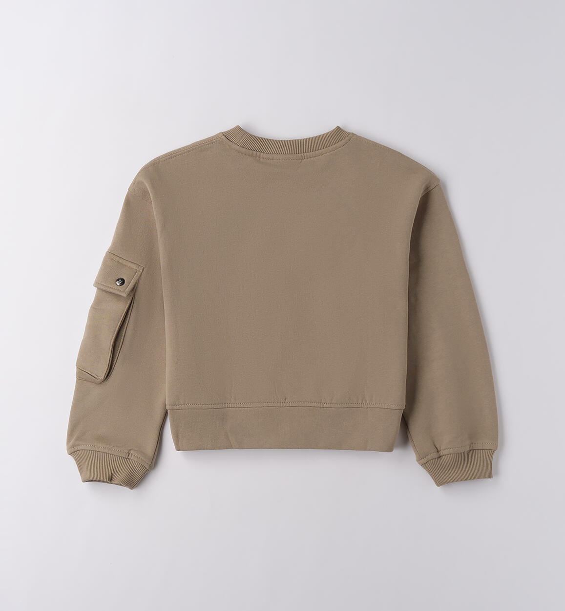 Felpa ragazza  OLIVE GREEN-5437 - 2460F52800