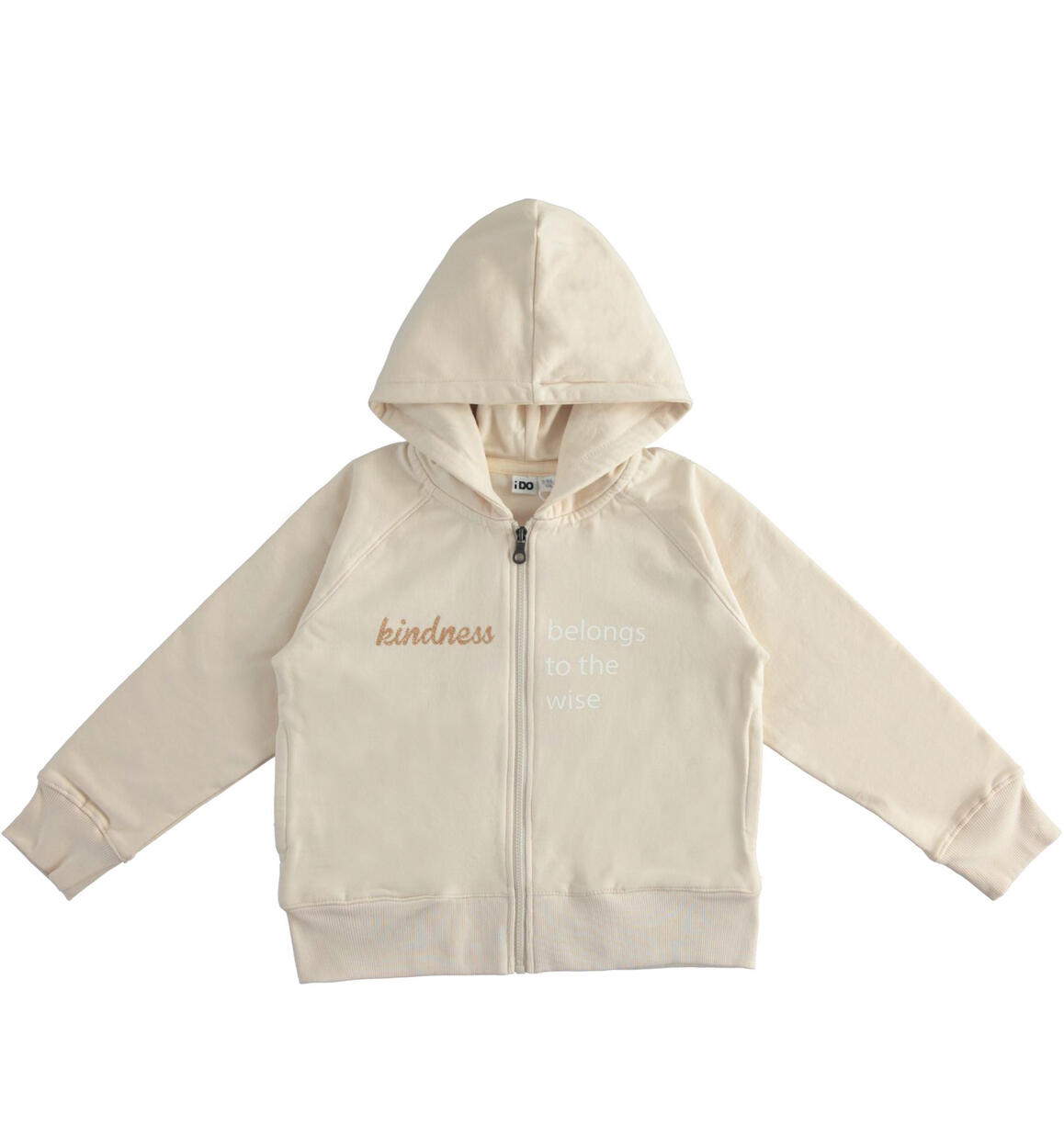 Girl¿s sweatshirt with hood from 8 to 16 years by iDO CREAM iDO