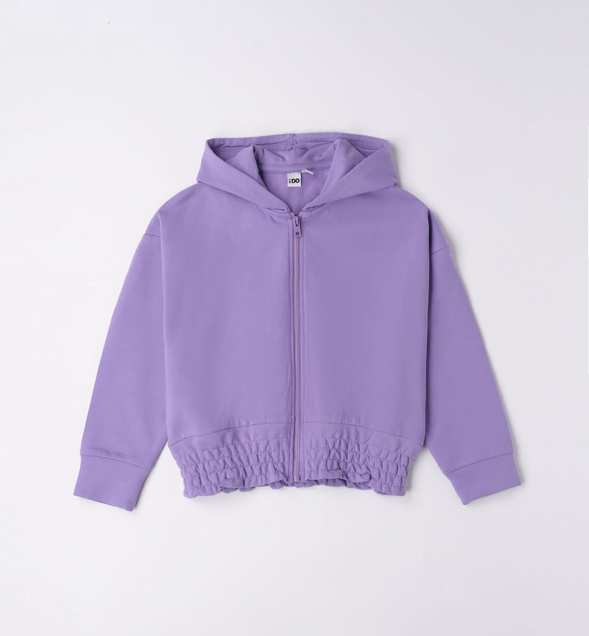 iDO sweatshirt with elastic for girls from 8 to 16 years VIOLET iDO