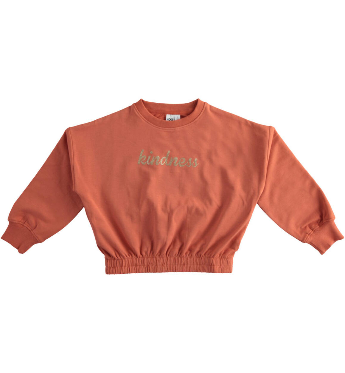 Girl sweatshirt with glitter from 8 to 16 years old iDO BROWN iDO