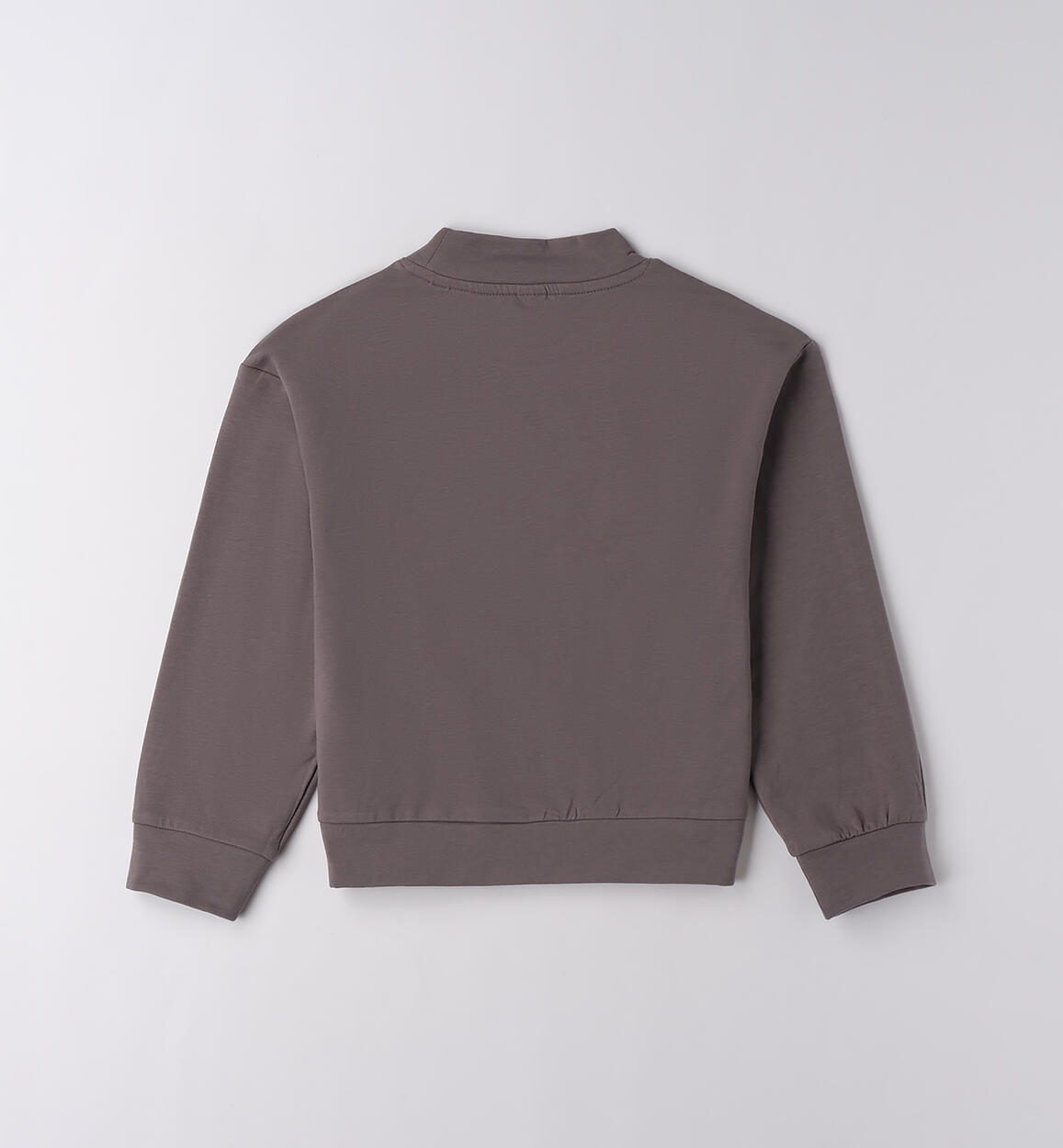 Felpa ragazza girocollo GRIGIO SCURO-0564 - 2464F88600
