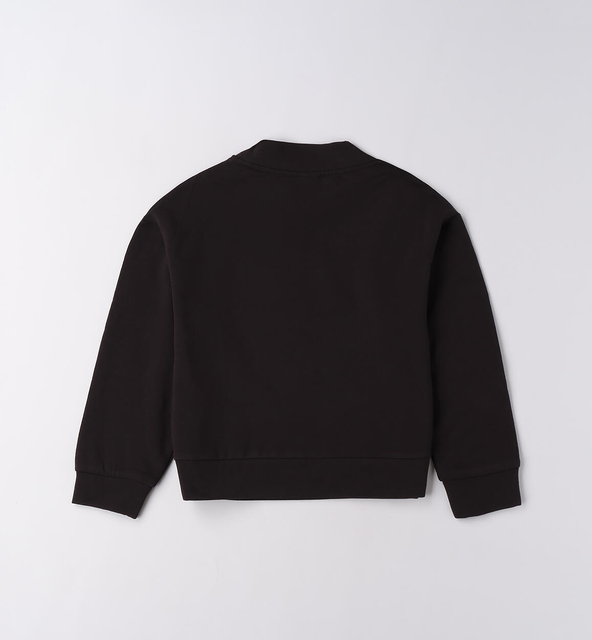 Felpa ragazza girocollo NERO-0658 - 2464F88600