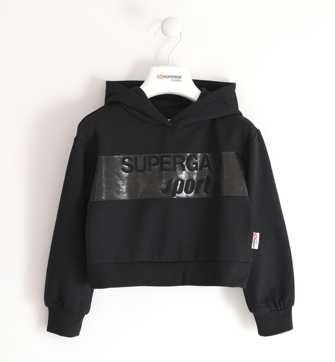 Felpa ragazza invernale Superga NERO SUPERGA