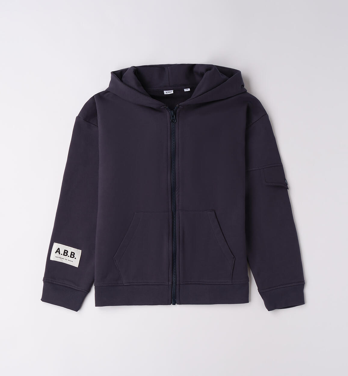 Felpa ragazzi modello unisex BLU iDO